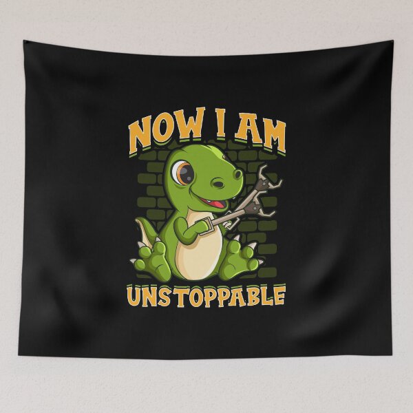 Item preview, I Am Unstoppable TRex Funny Short Dinosaur Arms designed and sold by perfectpresents.