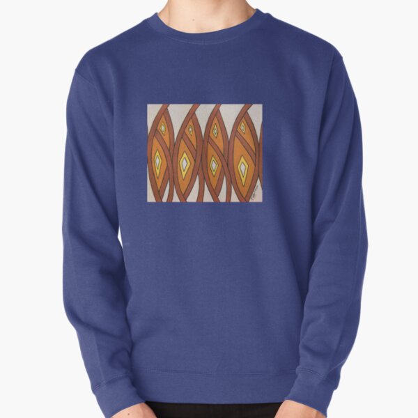 Crocodile Totem Design Pullover Sweatshirt