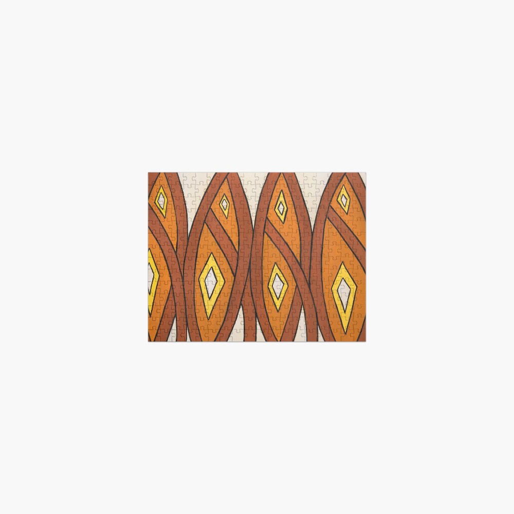 Crocodile Totem Design Jigsaw Puzzle