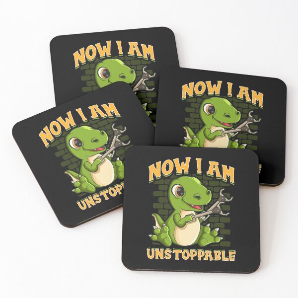 Item preview, I Am Unstoppable TRex Funny Short Dinosaur Arms designed and sold by perfectpresents.