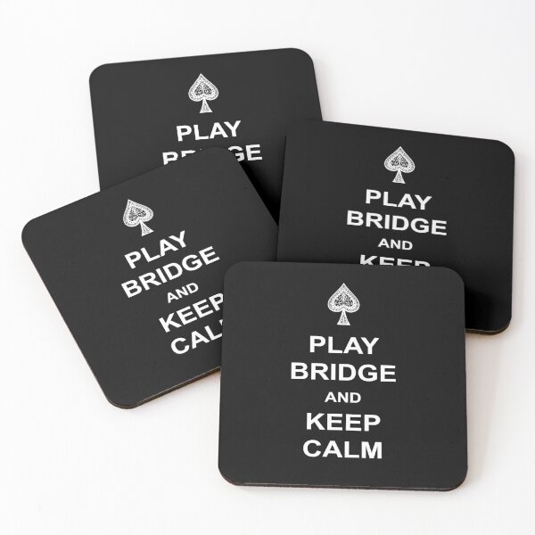 Item preview, Play bridge and keep calm. For duplicate bridge players. designed and sold by Peter Orum.