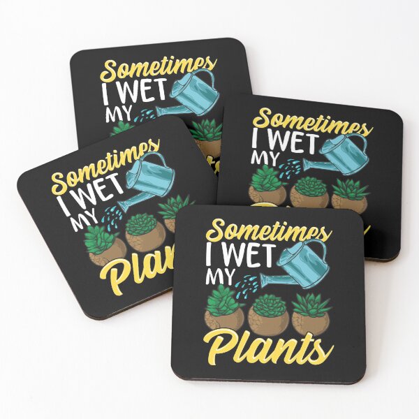 Item preview, Funny Sometimes I Wet My Plants Gardening Pun designed and sold by perfectpresents.