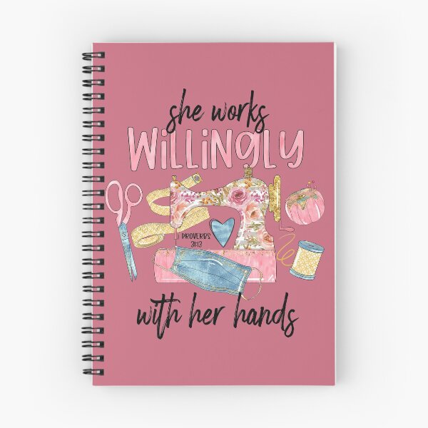 Item preview, She Works Willingly With Her Hands, Proverbs 31:13 designed and sold by 3bythelake.