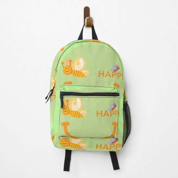 Item preview, Bee Happy smiling face. Be happy like a smile bumble bee. designed and sold by NiceThing-com.