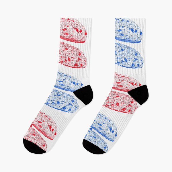 Item preview, toast drawing, red and blue designed and sold by dnparker.