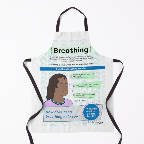 Item preview, Niños Mindfulness Respiración Póster designed and sold by Neurons Away.