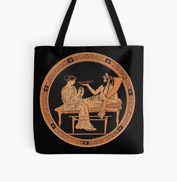 Persephone and Hades All Over Print Tote Bag