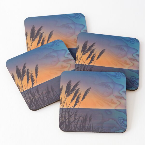 Item preview, Toi toi sunset with Paua  designed and sold by Mayakiwi.
