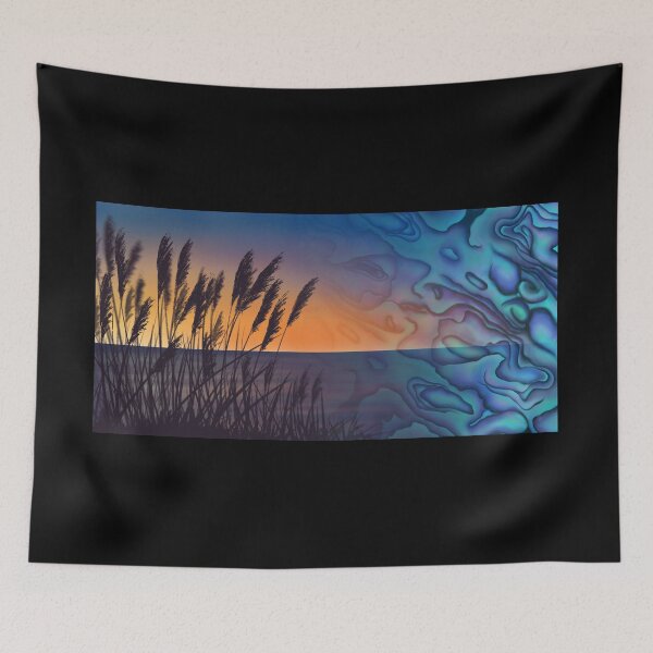 Item preview, Toi toi sunset with Paua  designed and sold by Mayakiwi.