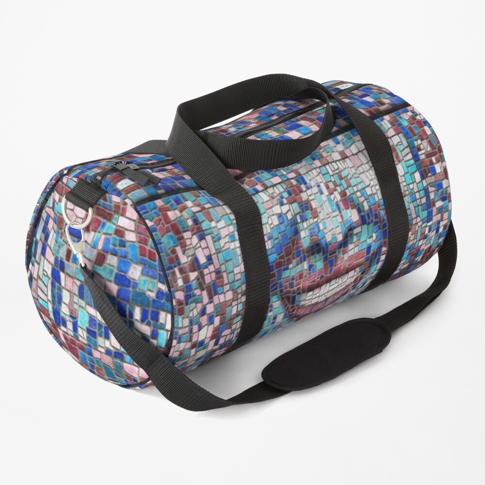“Broken” (mosaic tile, painted) - “Smile” Fine Art series Duffle Bag