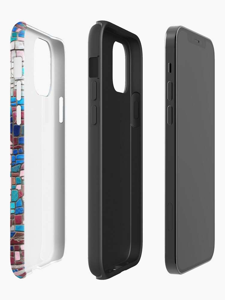 Alternate view of “Broken” (mosaic tile, painted) - “Smile” Fine Art series iPhone Case & Cover