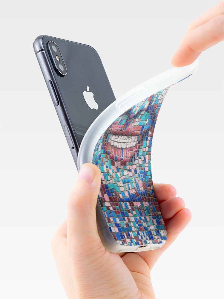 Alternate view of “Broken” (mosaic tile, painted) - “Smile” Fine Art series iPhone Case & Cover