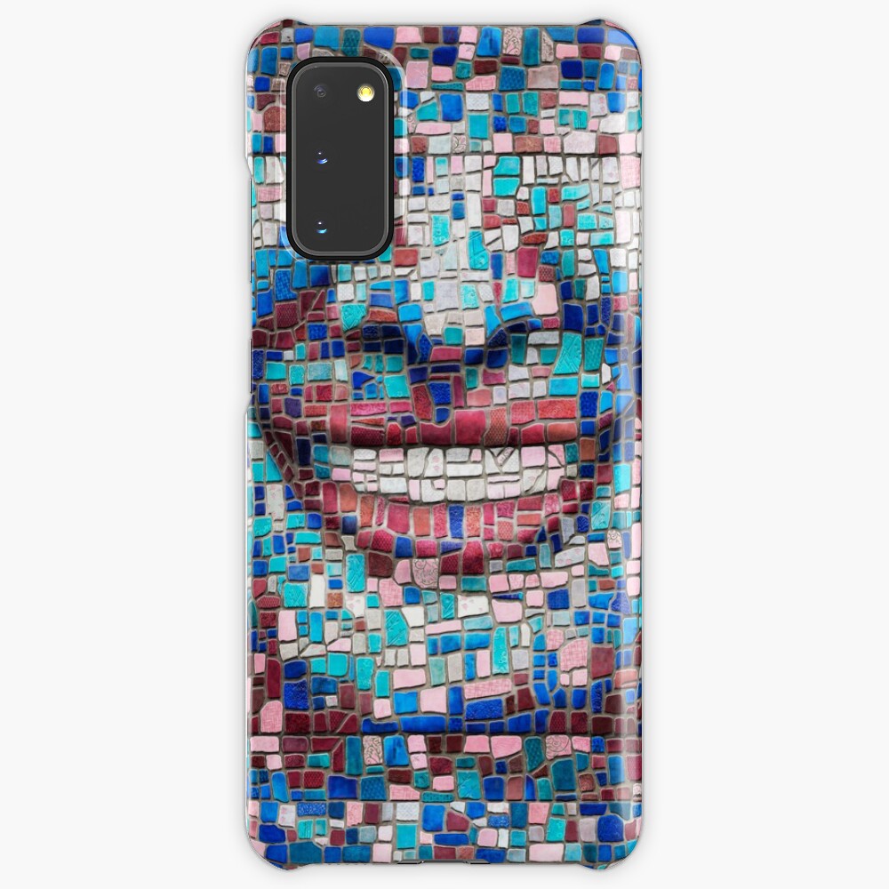 “Broken” (mosaic tile, painted) - “Smile” Fine Art series Case & Skin for Samsung Galaxy