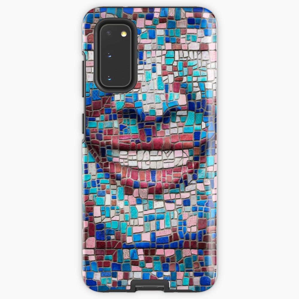 “Broken” (mosaic tile, painted) - “Smile” Fine Art series Case & Skin for Samsung Galaxy