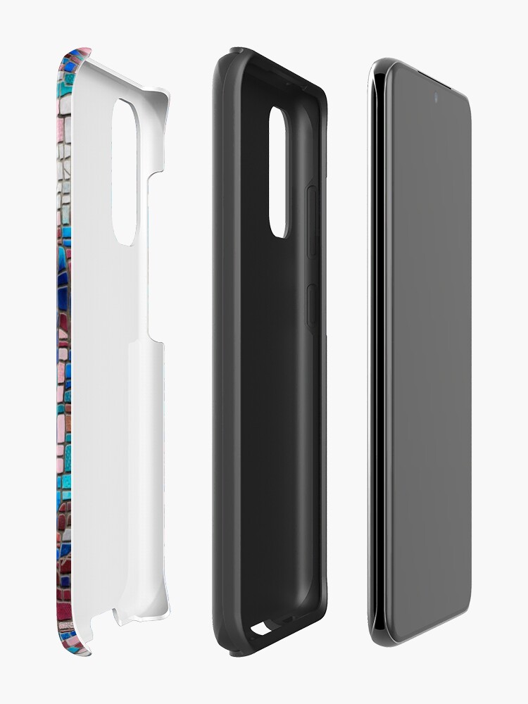 Alternate view of “Broken” (mosaic tile, painted) - “Smile” Fine Art series Case & Skin for Samsung Galaxy