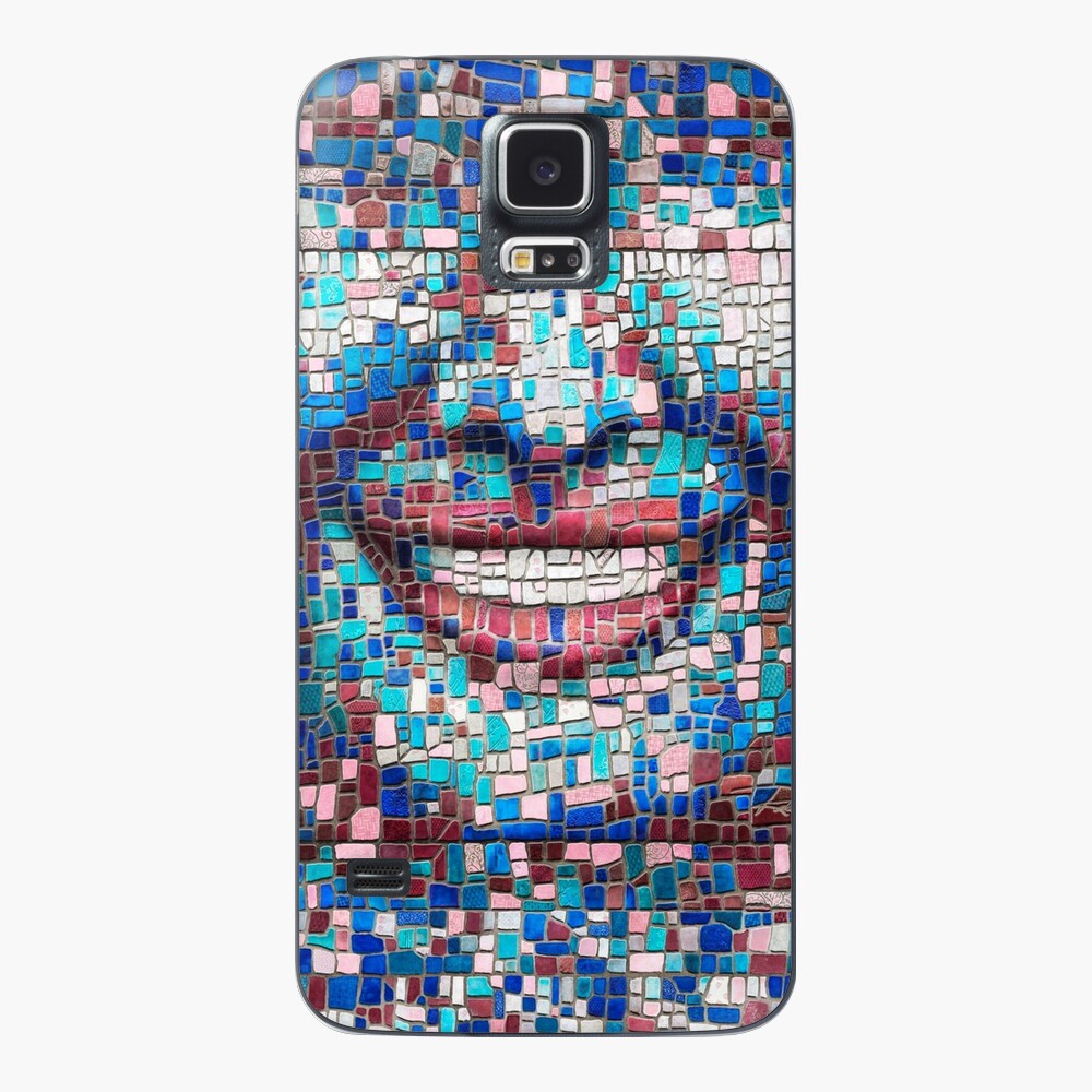 “Broken” (mosaic tile, painted) - “Smile” Fine Art series Case & Skin for Samsung Galaxy