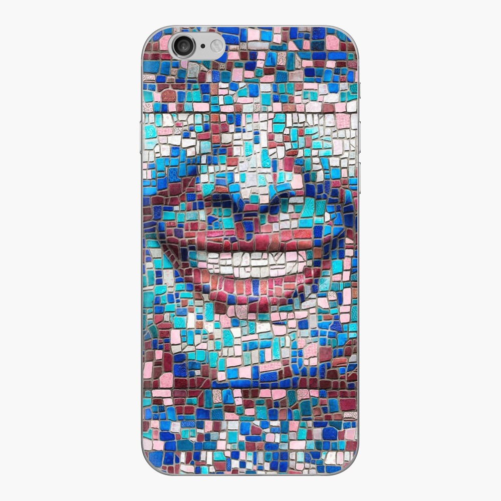 “Broken” (mosaic tile, painted) - “Smile” Fine Art series iPhone Skin