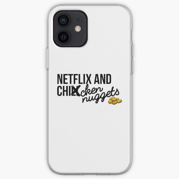 Netflix and Chicken Nuggets iPhone Soft Case