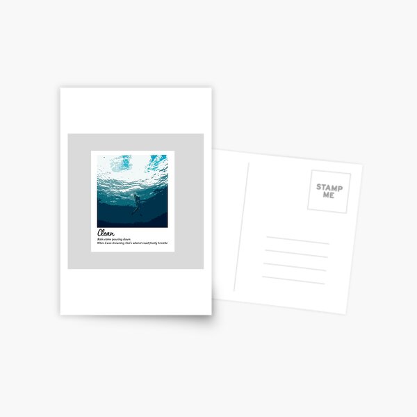 Clean - Taylor Swift Postcard