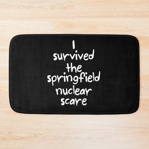 Item preview, I survived the springfield nuclear scare (white) designed and sold by JamesCMarshall.