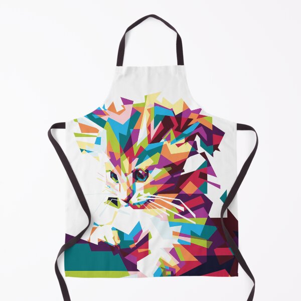 Aperçu de l'œuvre Chaton géométrique créée et vendue par Sasha-Arts.
