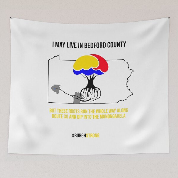 Item preview, Living in Bedford County But Loving Pittsburgh designed and sold by MusicAndPower.