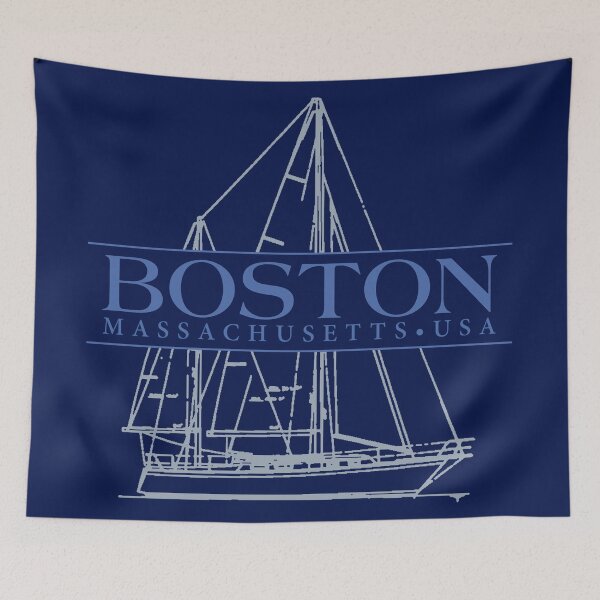 Item preview, Boston Massachusetts Vintage Sailing design designed and sold by Futurebeachbum.