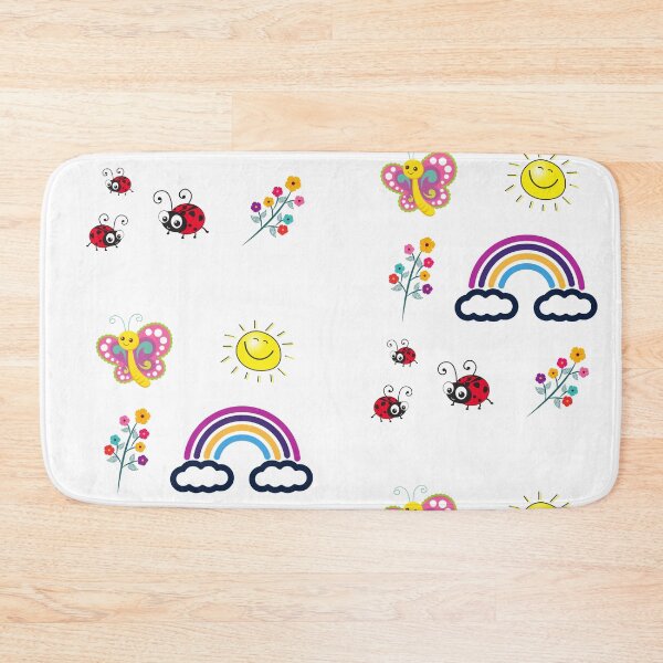 Item preview, Rainbow Sunshine Butterfly Ladybug Flowers Sticker Pack by Boo-da-chay designed and sold by Boo-da-chay.