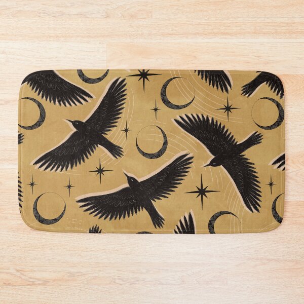 Item preview, Raven With Shadow Yellow designed and sold by Lidiebug.
