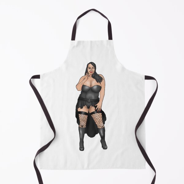 Artikelvorschau, BBW Pin-Up im Gothic-Kleid entworfen und verkauft von PinUpsandPulp.