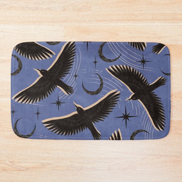 Item preview, Raven With Shadow Navy designed and sold by Lidiebug.