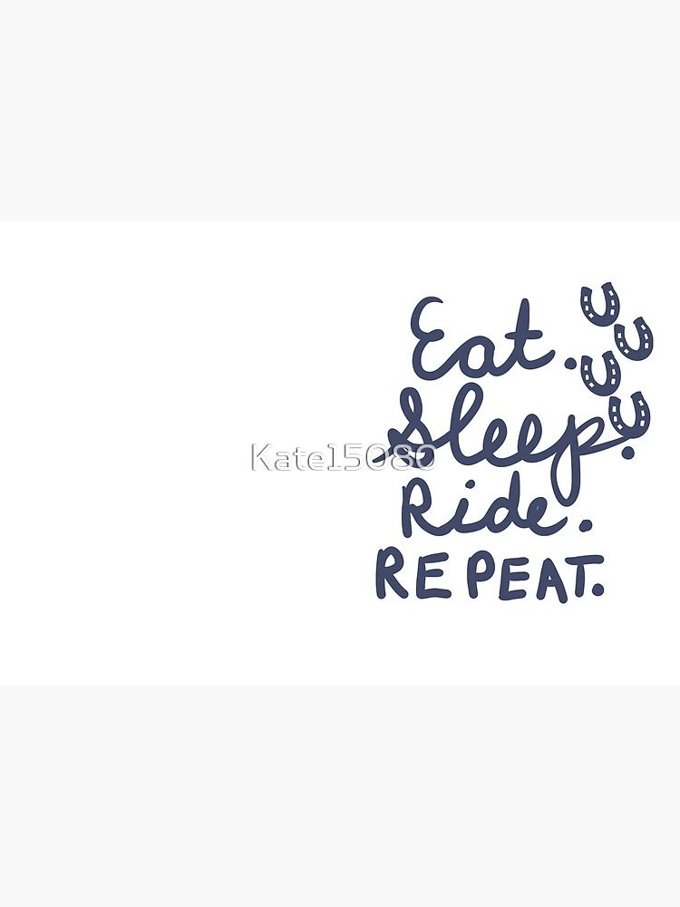 Thumbnail 3 of 3, Journal, Eat. Sleep. Ride. Repeat. designed and sold by Kate15080.