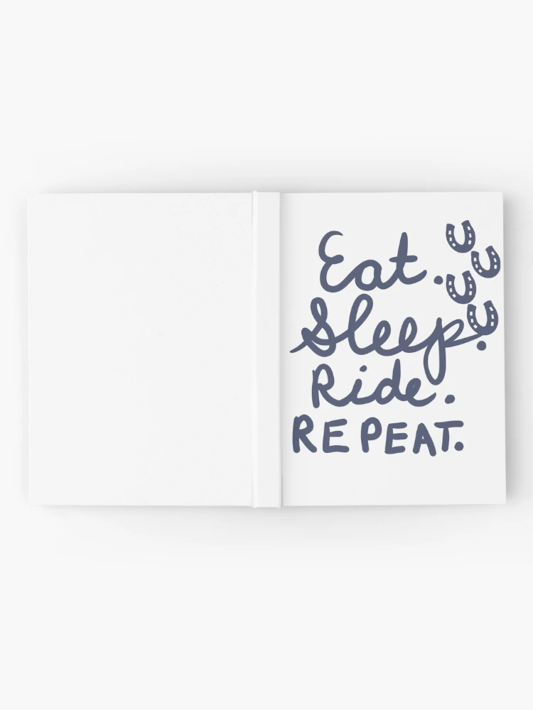 Thumbnail 2 of 3, Journal, Eat. Sleep. Ride. Repeat. designed and sold by Kate15080.