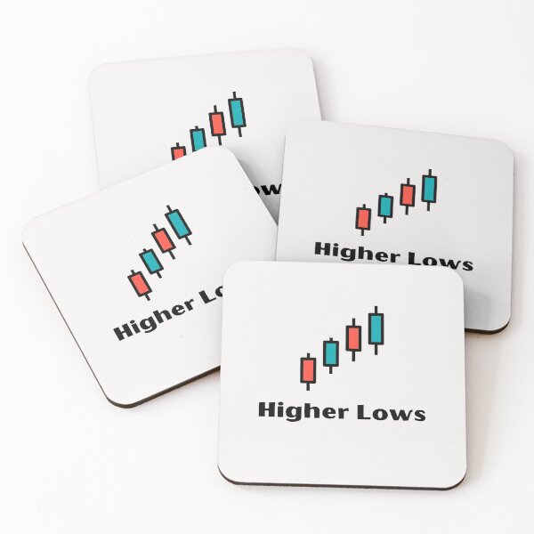 Item preview, Higher Lows - Trader Trading Design designed and sold by miguelaud.