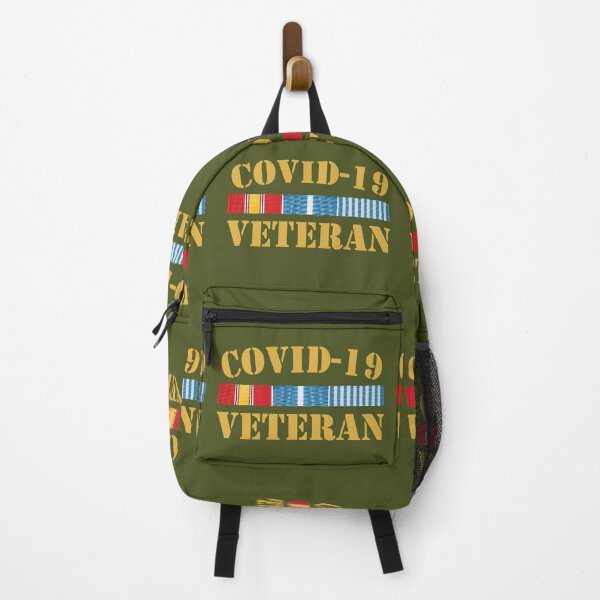 Aperçu de l'œuvre Vétéran Covid-19 - Conception de rubans de guerre de Corée - Vert armée créée et vendue par johnta17.