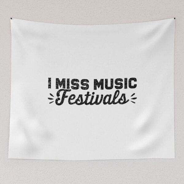 Item preview, I miss music festivals  designed and sold by T-shirt For You.