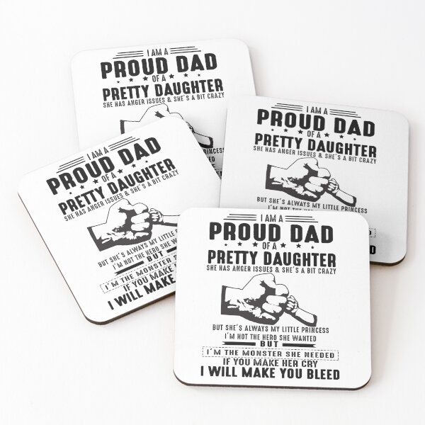 Item preview, Proud Dad Of  A Pretty Daughter Matching Family designed and sold by RessieSmitham.