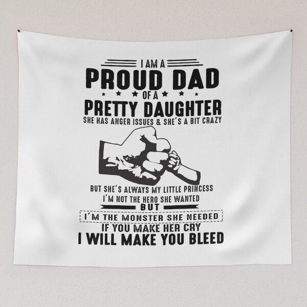 Item preview, Proud Dad Of  A Pretty Daughter Matching Family designed and sold by RessieSmitham.