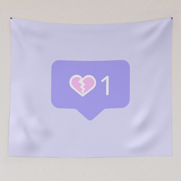 Item preview, Unfollow Unlike Kawaii Pastel Aesthetic e Girl Broken Heart designed and sold by Neon Purple Noodle Bar.