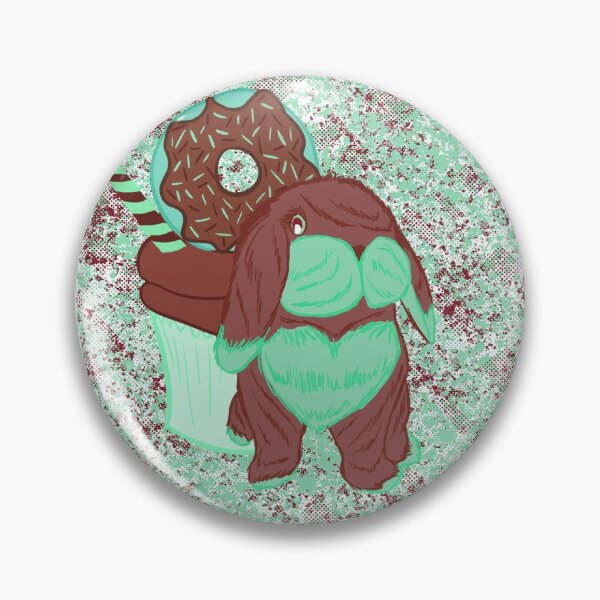 Item preview, Mint Choco Bunny designed and sold by RoseArtemis.