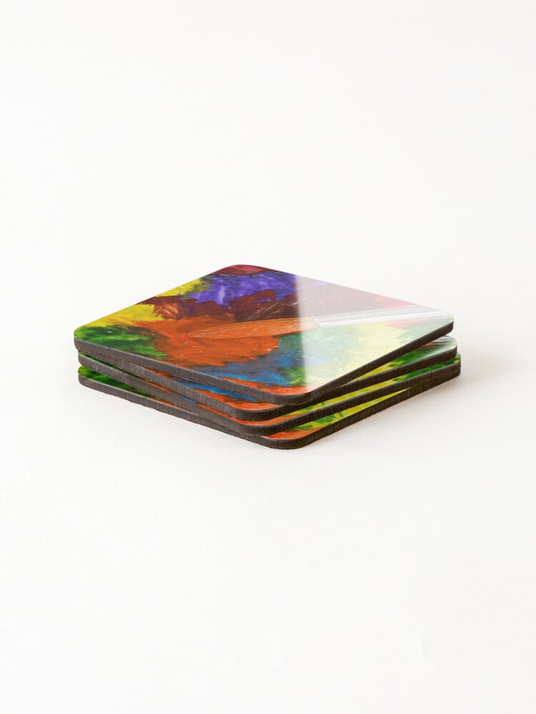 Thumbnail 4 of 5, Coasters (Set of 4), Stirring Creativity designed and sold by Mind2Line.