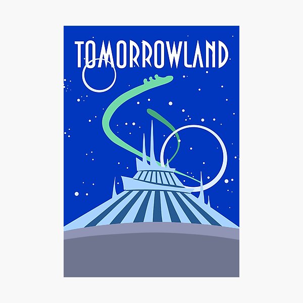 Space Mountain Photographic Print
