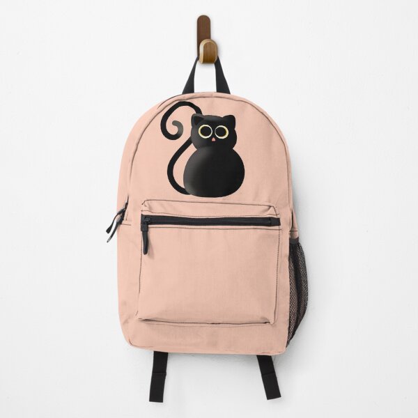 Item preview, puffy black cat designed and sold by Wizabi.