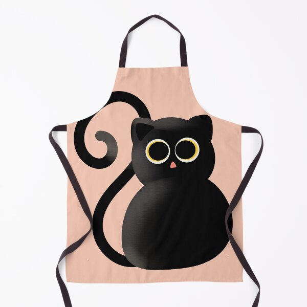 Item preview, puffy black cat designed and sold by Wizabi.