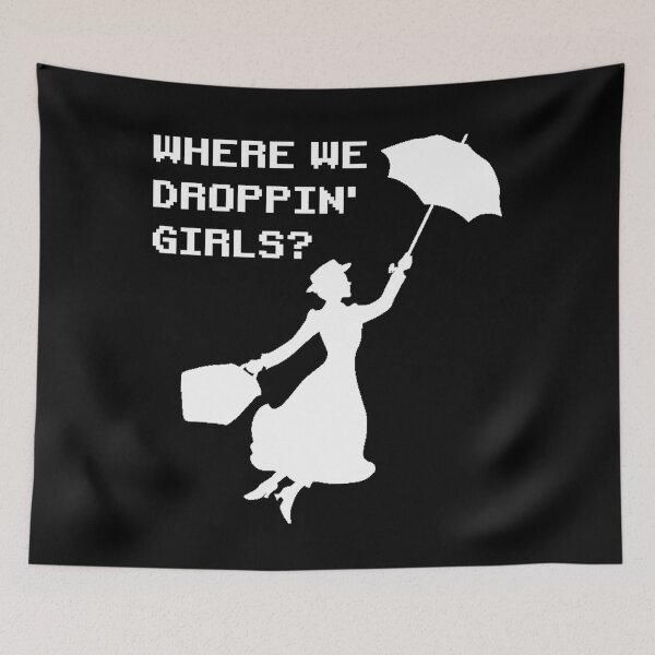 Item preview, Where We Droppin' Girls? designed and sold by dadthebubblegut.