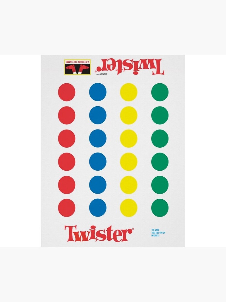 The Twister Game Blanket Throw Blanket for Sale by ACH-Designs