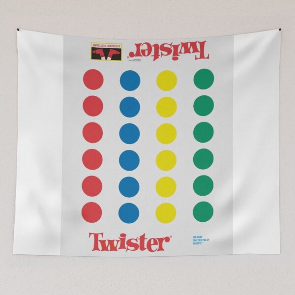 Item preview, The Twister Game Blanket designed and sold by ACH-Designs.