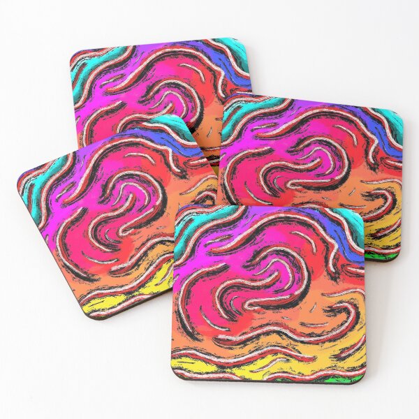 Item preview, Wavy Colors designed and sold by ToekneeDraws.