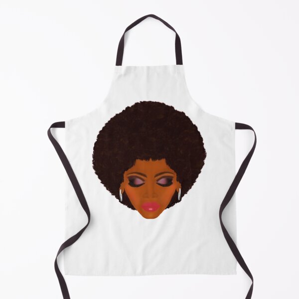Artikelvorschau, Klassische Afro- und Lila-Smokey-Eyes (weißer Hintergrund) entworfen und verkauft von ArtByLM.