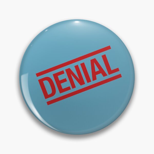 Item preview, Denial - Red designed and sold by zebrafactory.